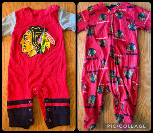 0-3M Chicago Blackhawks 2 outfits