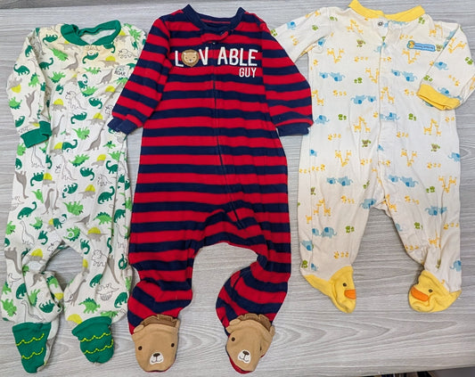 6M Carter's lion Loveable Guy, dino, duck - size Month - 3-6 / 6M