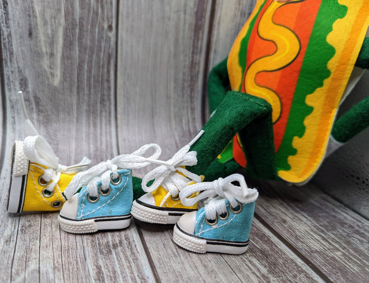 NIB Light Blue Elf on the Shelf Shoes