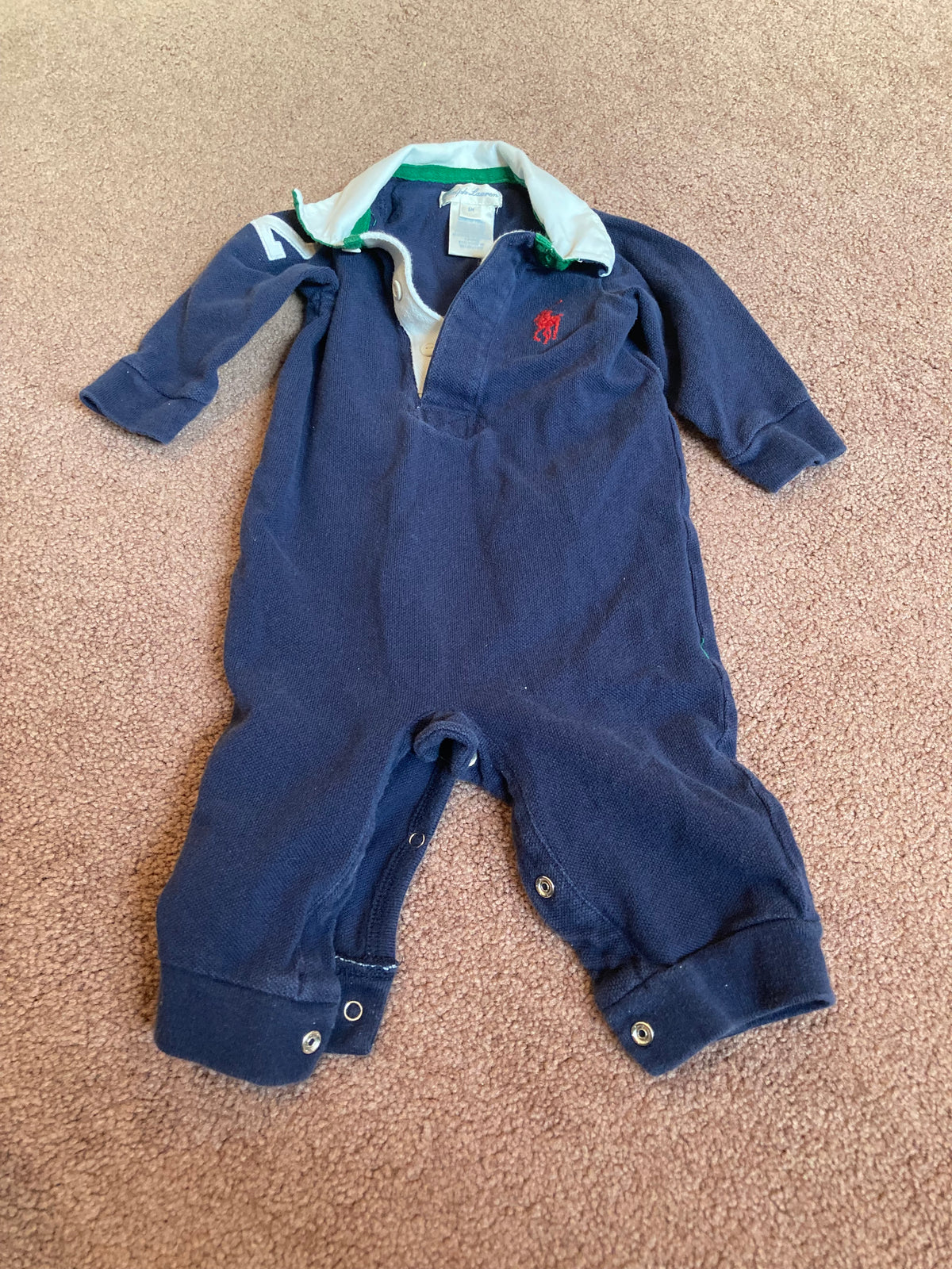 Ralph Lauren Blue/Green/ White - size Month - 3-6 / 6M