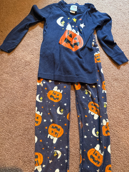 Snoopy Halloween PJs Hanna Andersson - size Toddler - 4T