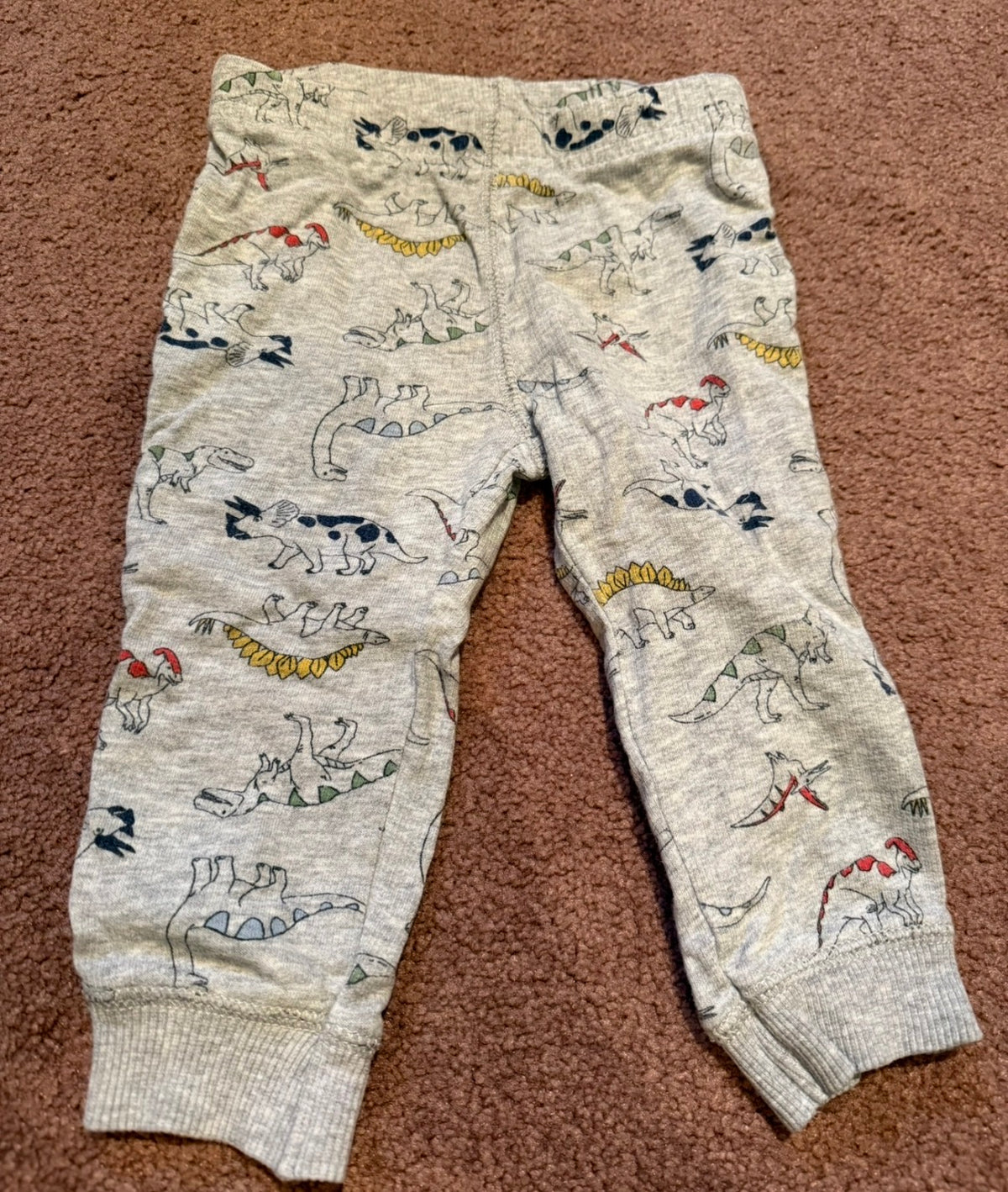 Gray Dino pants Carters Dinosaurs - size Month - 9-12 / 12M