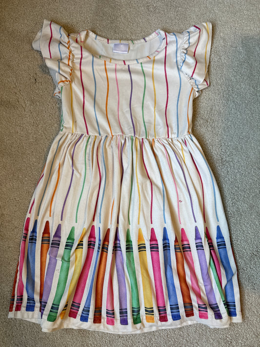 Crayon Dress Some spots - size Toddler - 5T