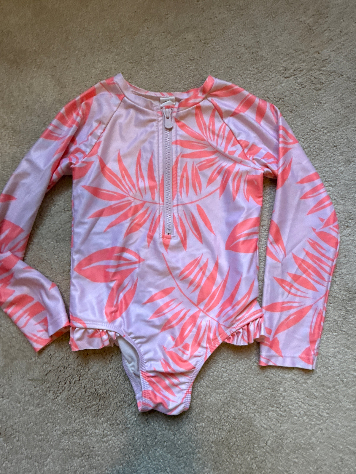 Baby Gap One Piece Pink Zip Front - size Toddler - 5T