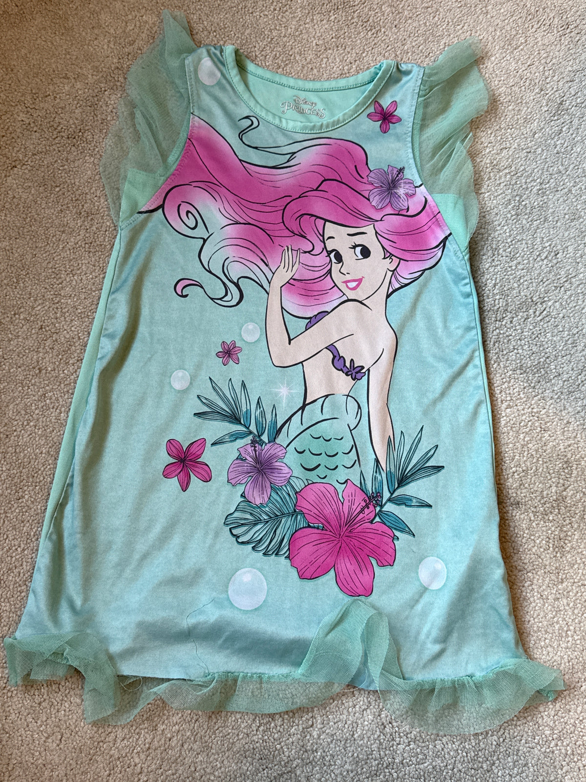 Little Mermaid Nightgown - size Youth - 5 (XS)