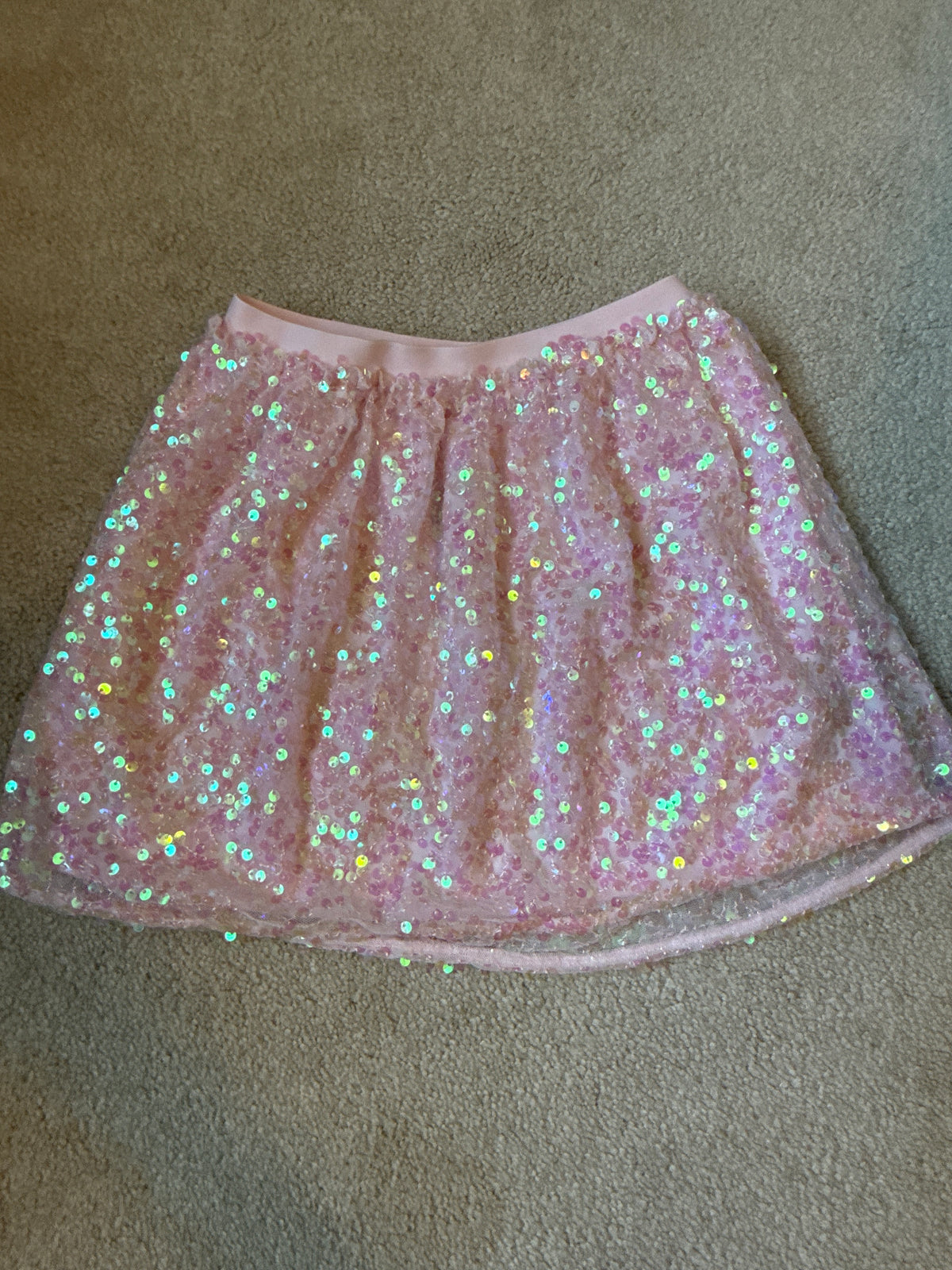 Jumping Beans Skirt Pink Sequin - size Youth - 5 (XS)
