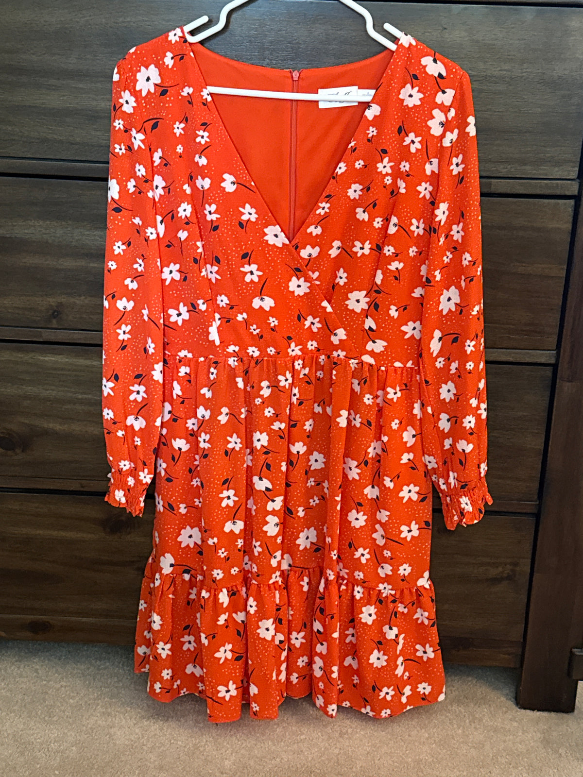 Eliza J Mini Dress Orange - size Women - M (8/10)