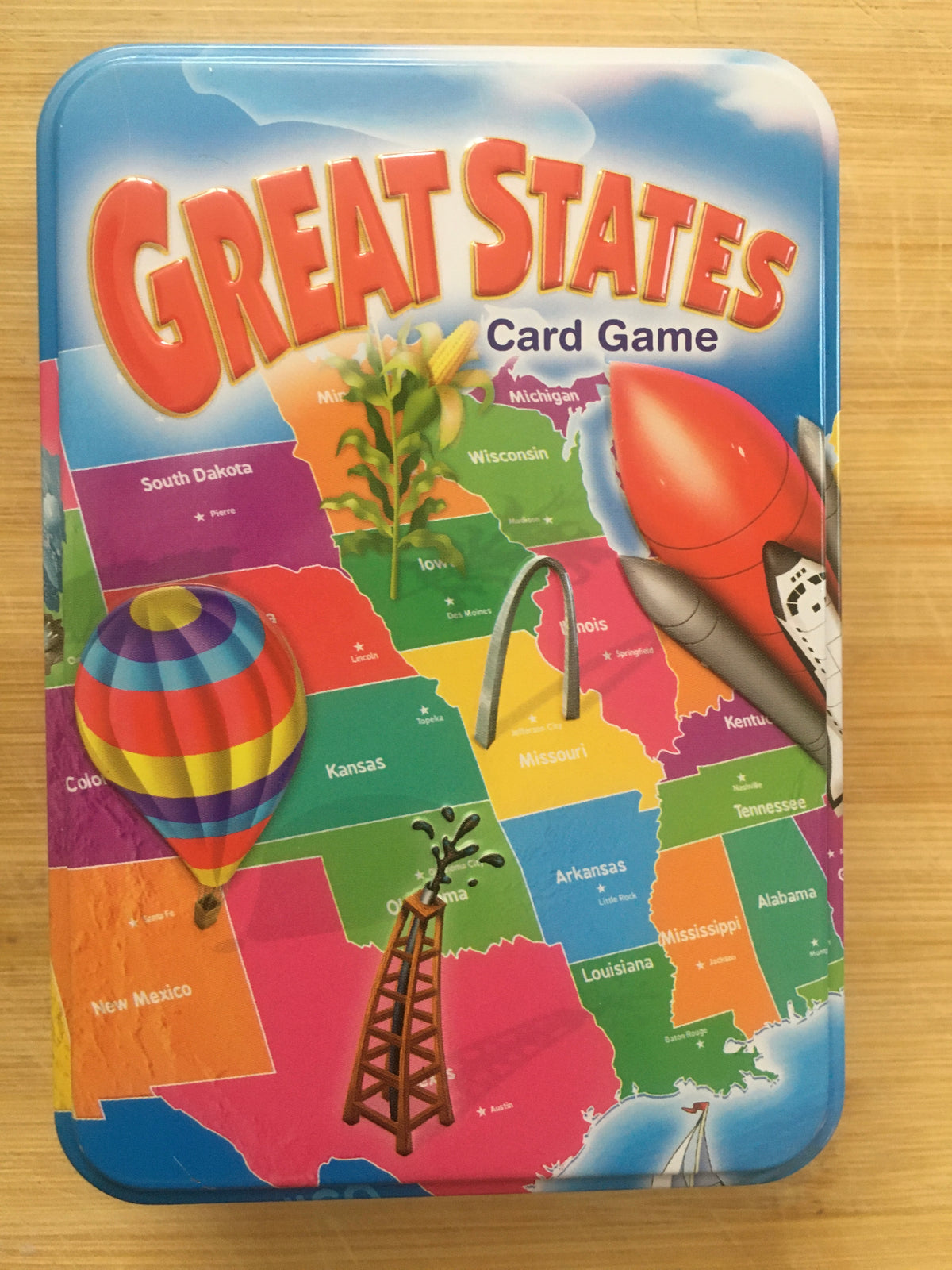 Great States in tin complete with map, rules