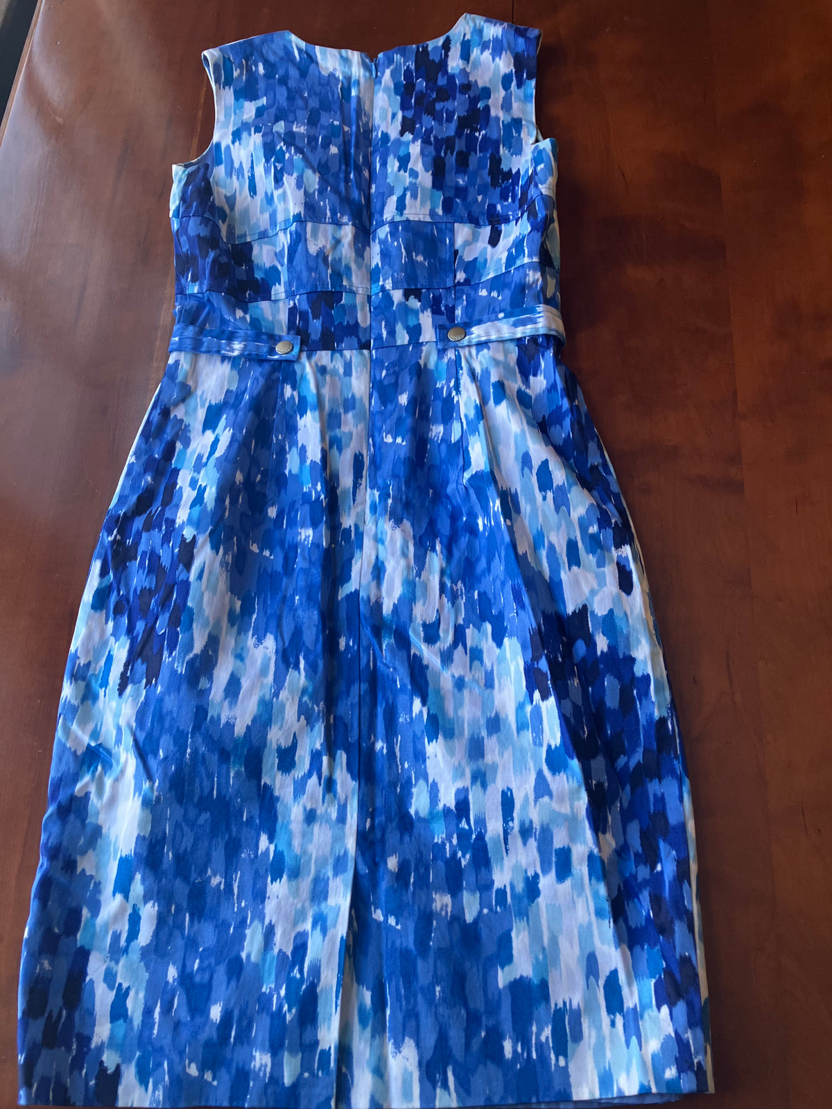 Calvin Klein blue lined, zipper in back - size Women - XS (0/2)
