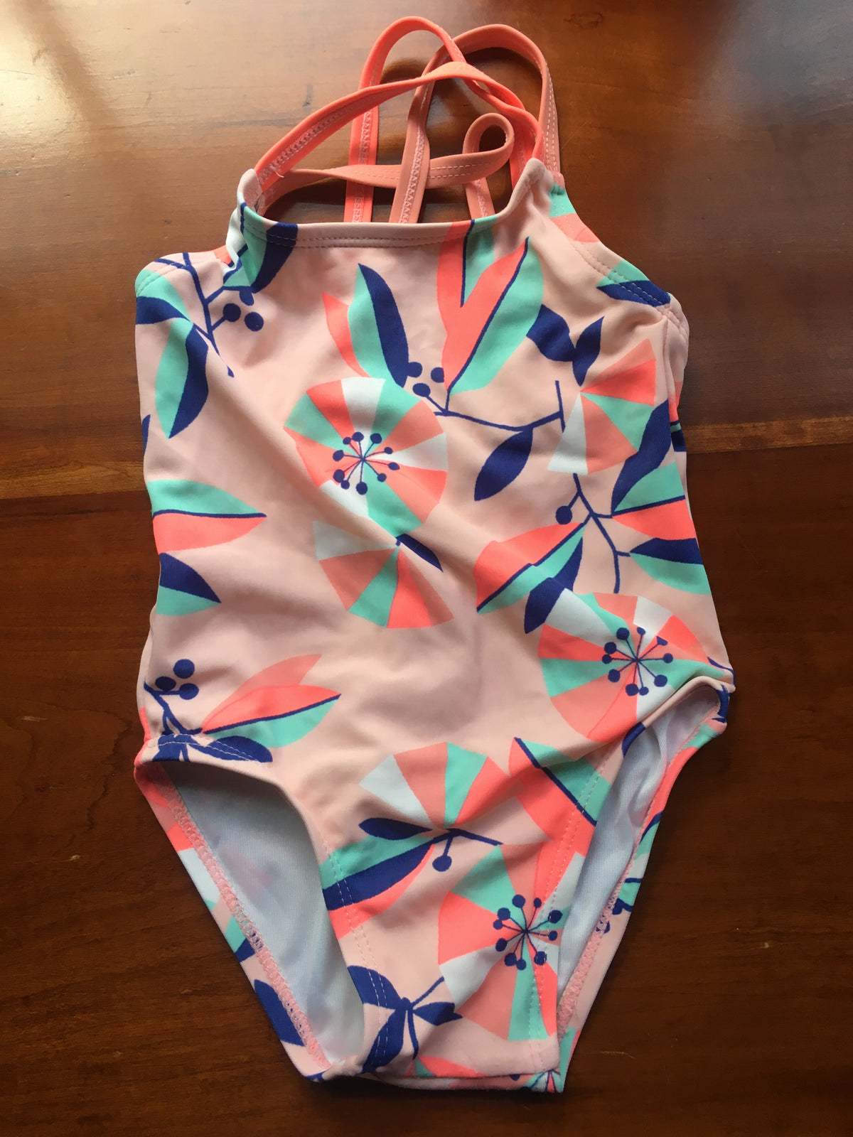 Gymboree one piece pattern on peach - size Month - 12-18 / 18M