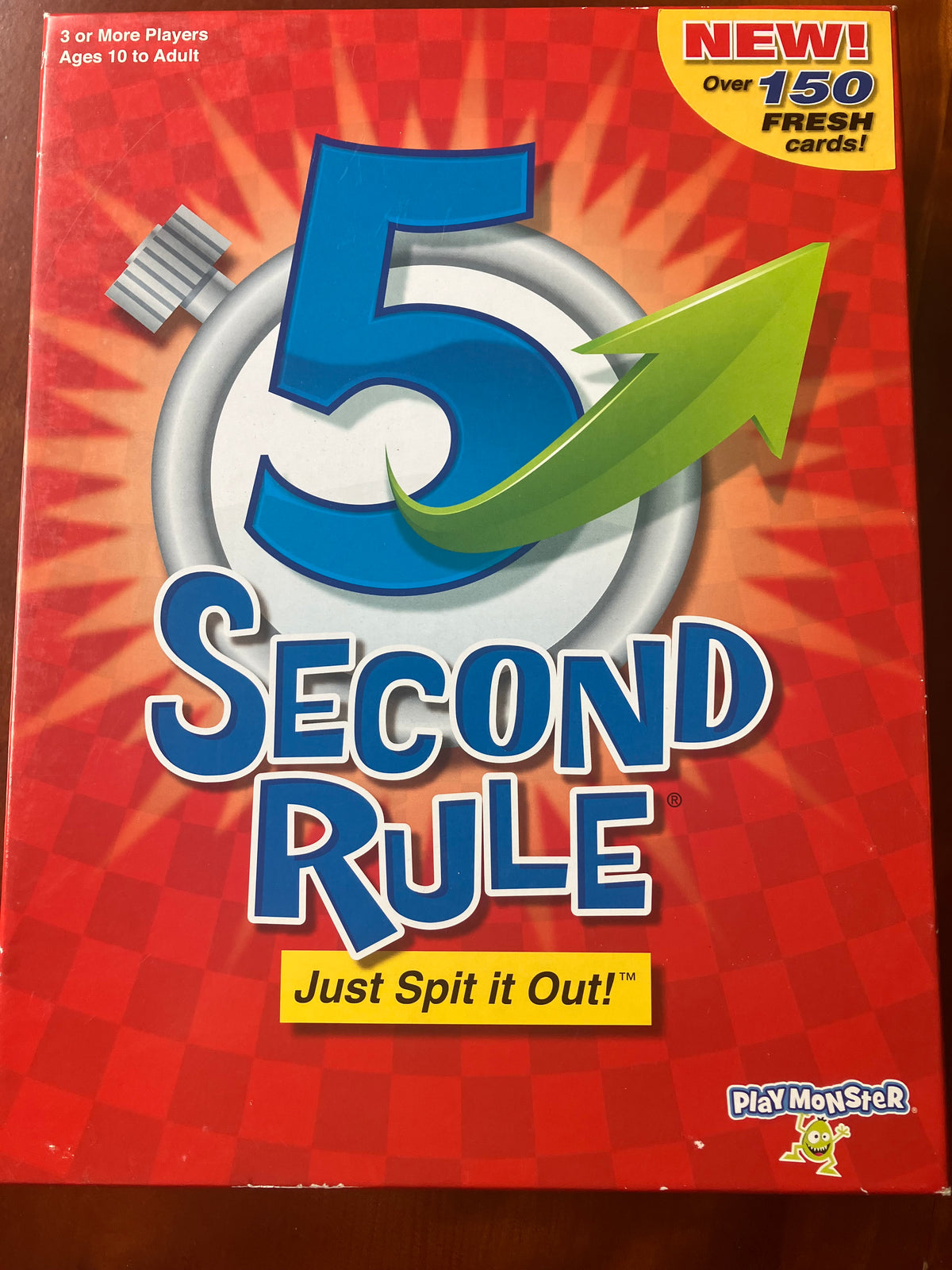 5 second rule Playmonster
