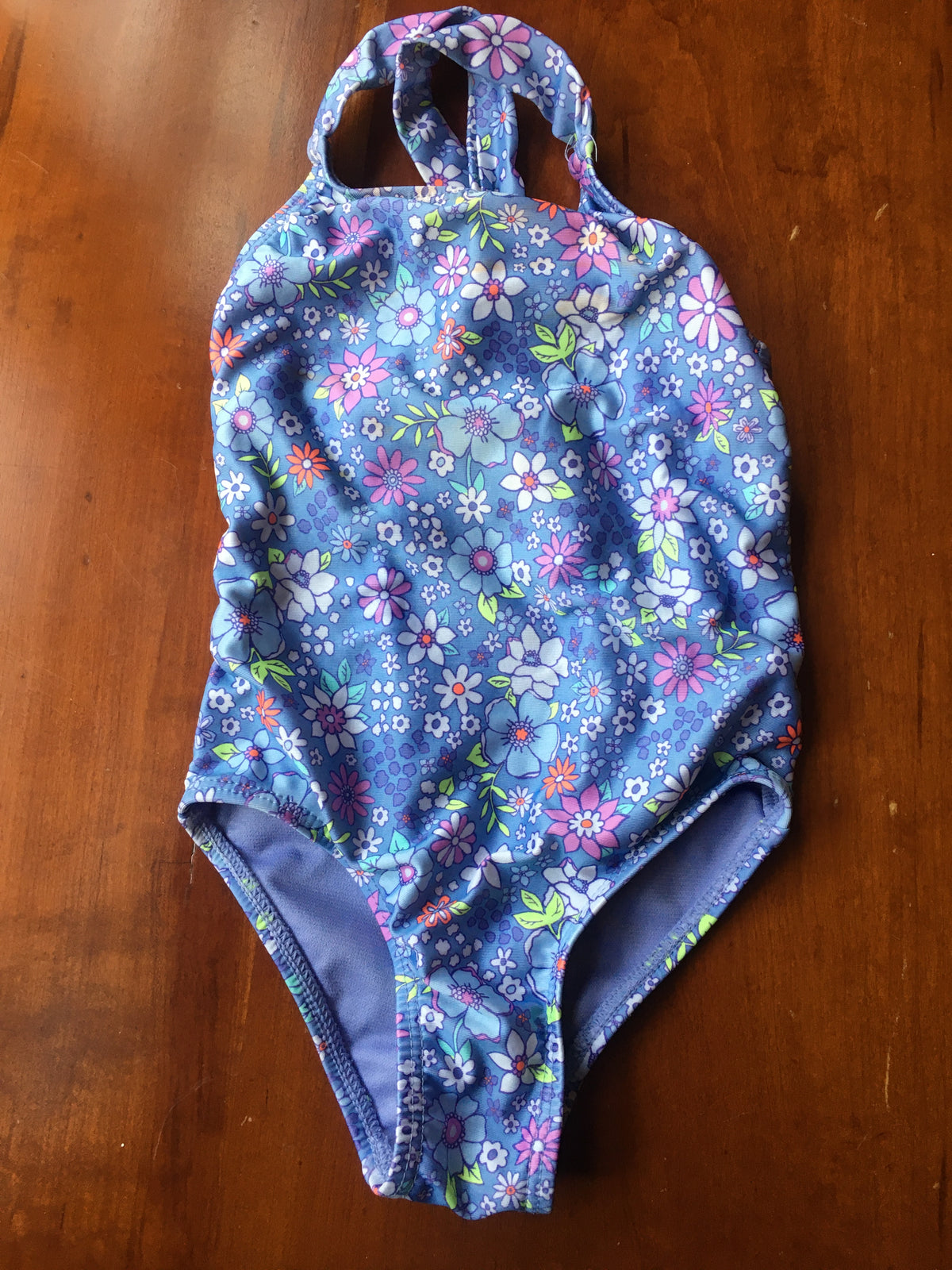 Jumping Beans one piece purple flowers - size Toddler - 3T