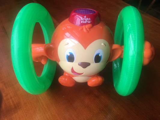 Bright starts roll and glow monkey great fun!