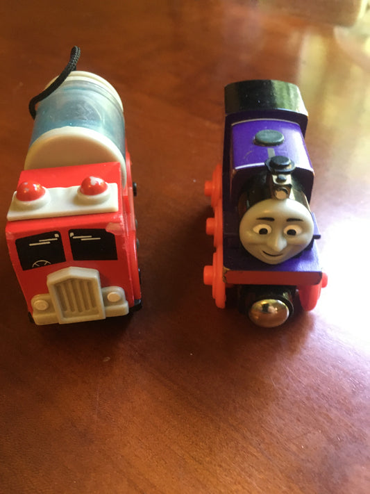 2 Thomas trains, Charlie and FIre Water Tanker