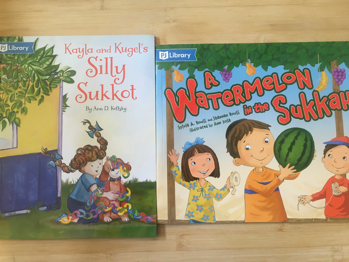 2 books holiday tradition Sukkah, Sukkot