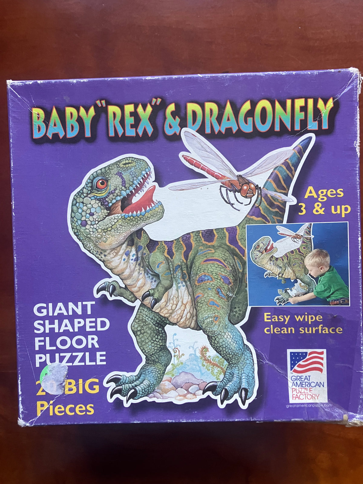 Baby Rex & Dragonfly Floor puzzle, 20