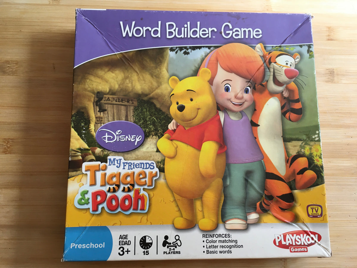 Disney Pooh Word Builder complete, damaged box