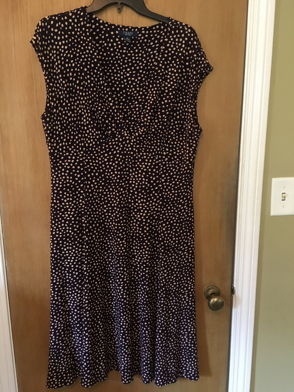 Chaps purple with beige dots - size Women - XL (16/18)