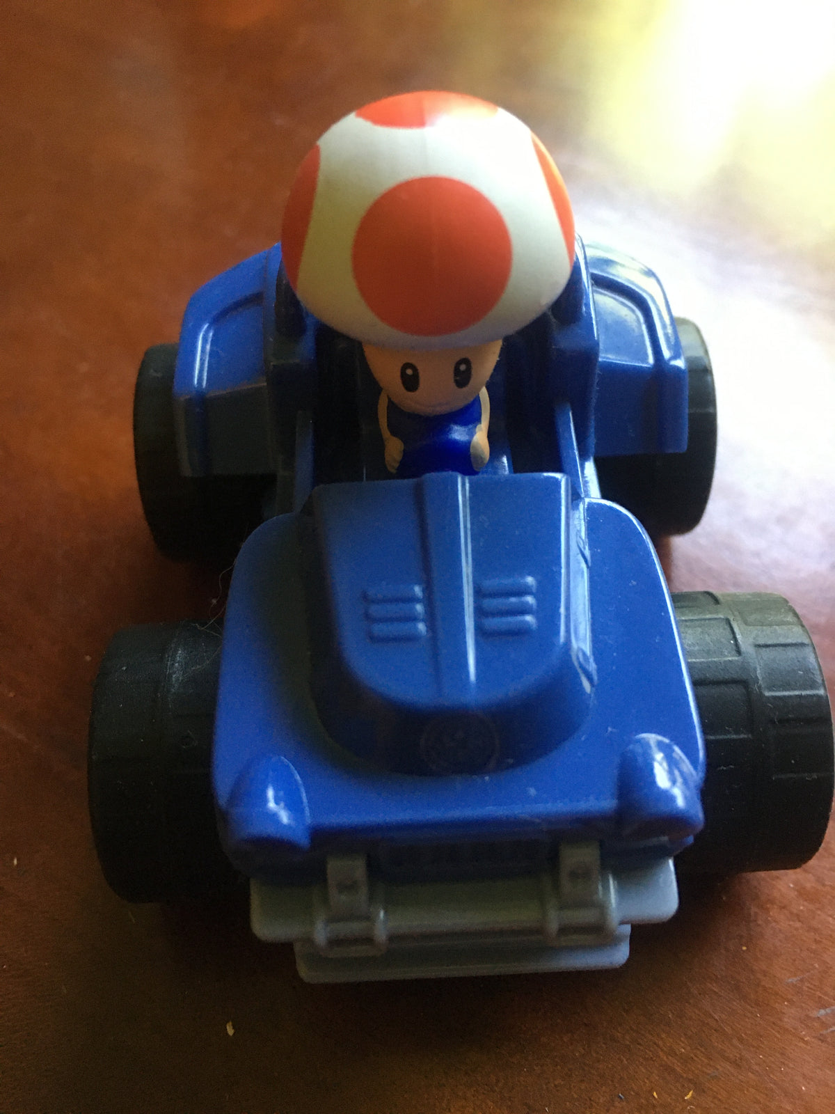 Car with Toad Mario