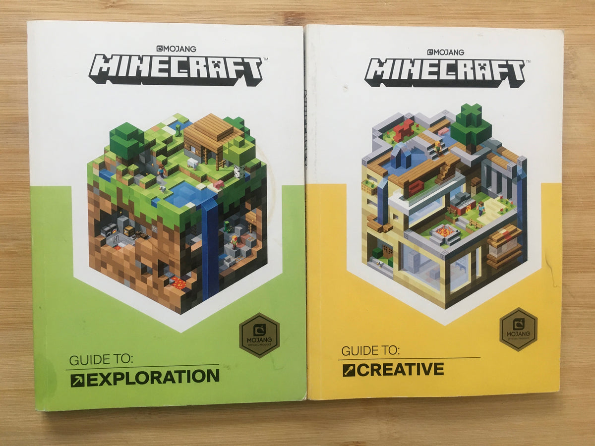 2 Minecraft Guides paperbacks