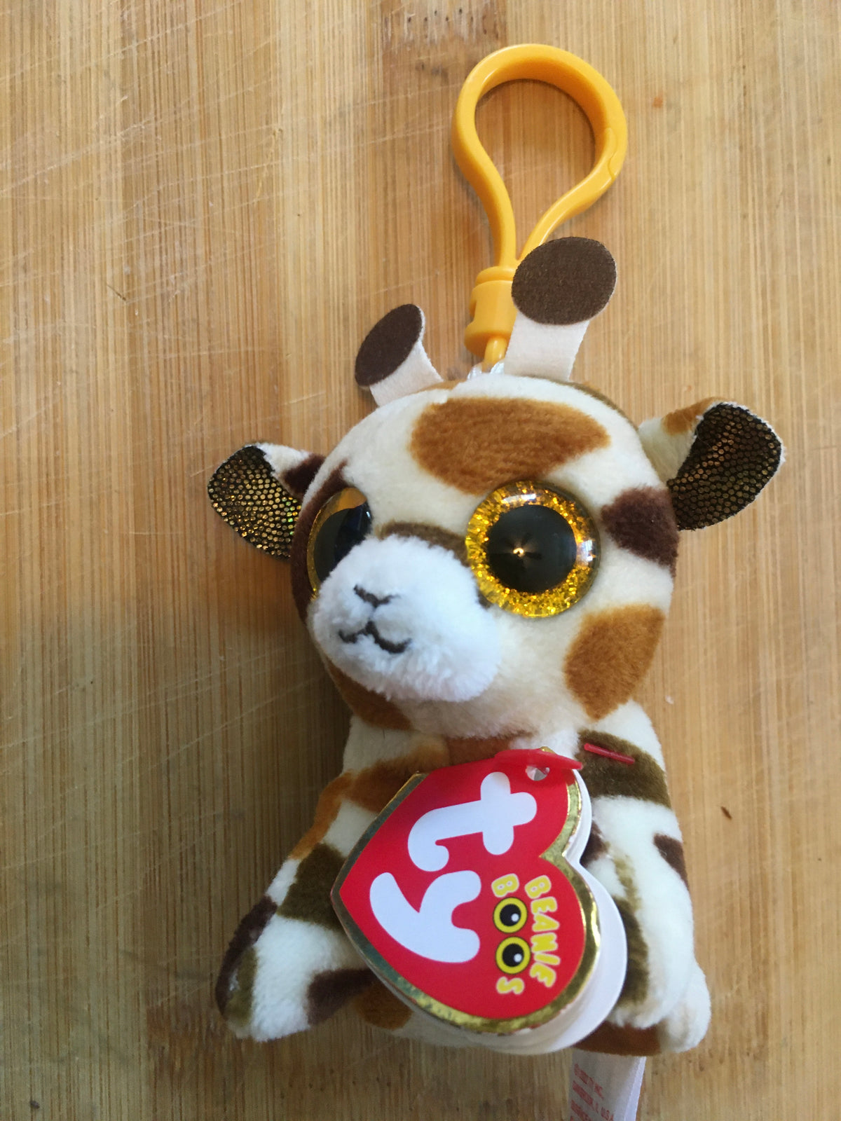 NWT TY Stilts Giraffe key ring