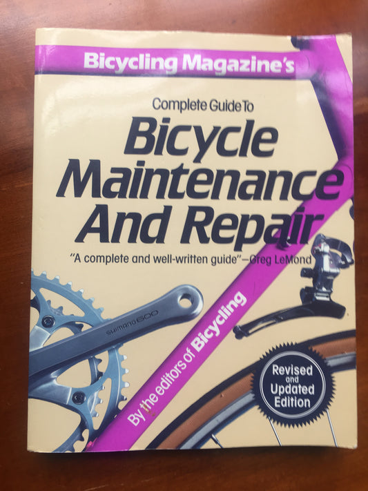 Bicycle Maintenance and Repair