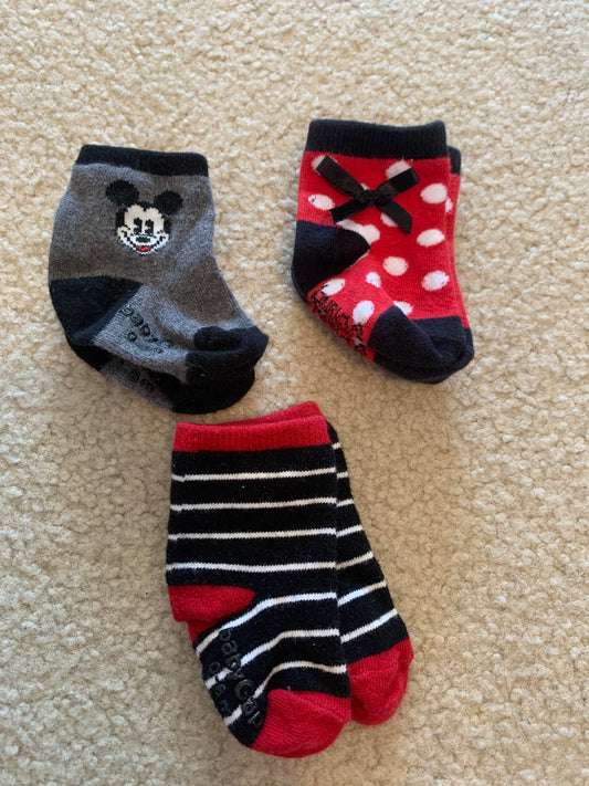 Gap Mickey Socks - size Month - 0-6