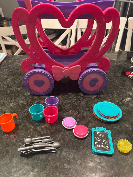 Tea Cart and Set