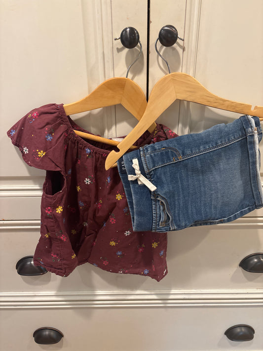 Gap XS (4/5) skirt & top - size Youth - 4 (XS)