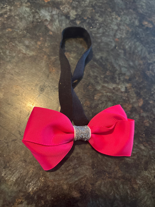 Pink and black Headband