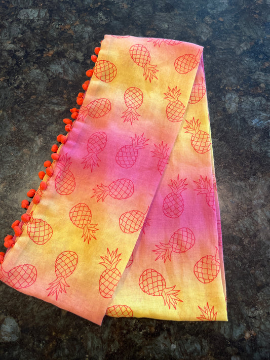 Pineapple Scarf Little Girl