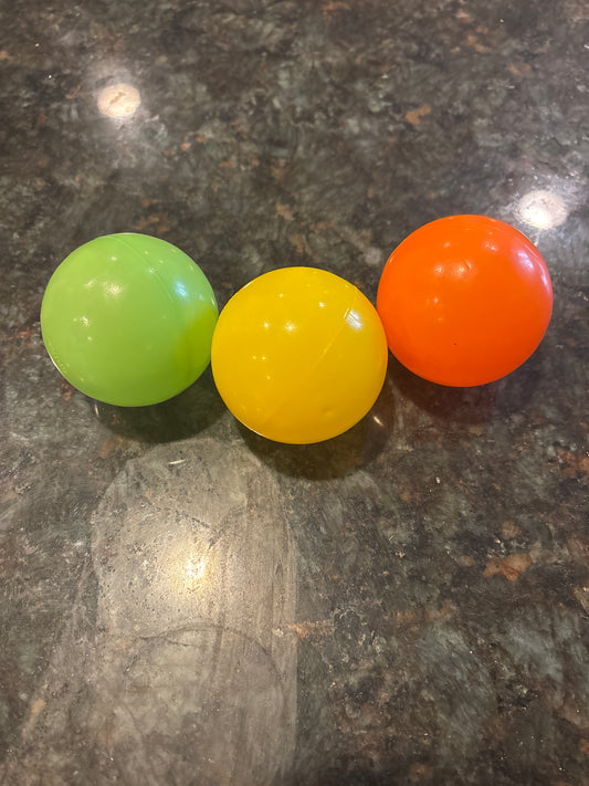 Plastic balls