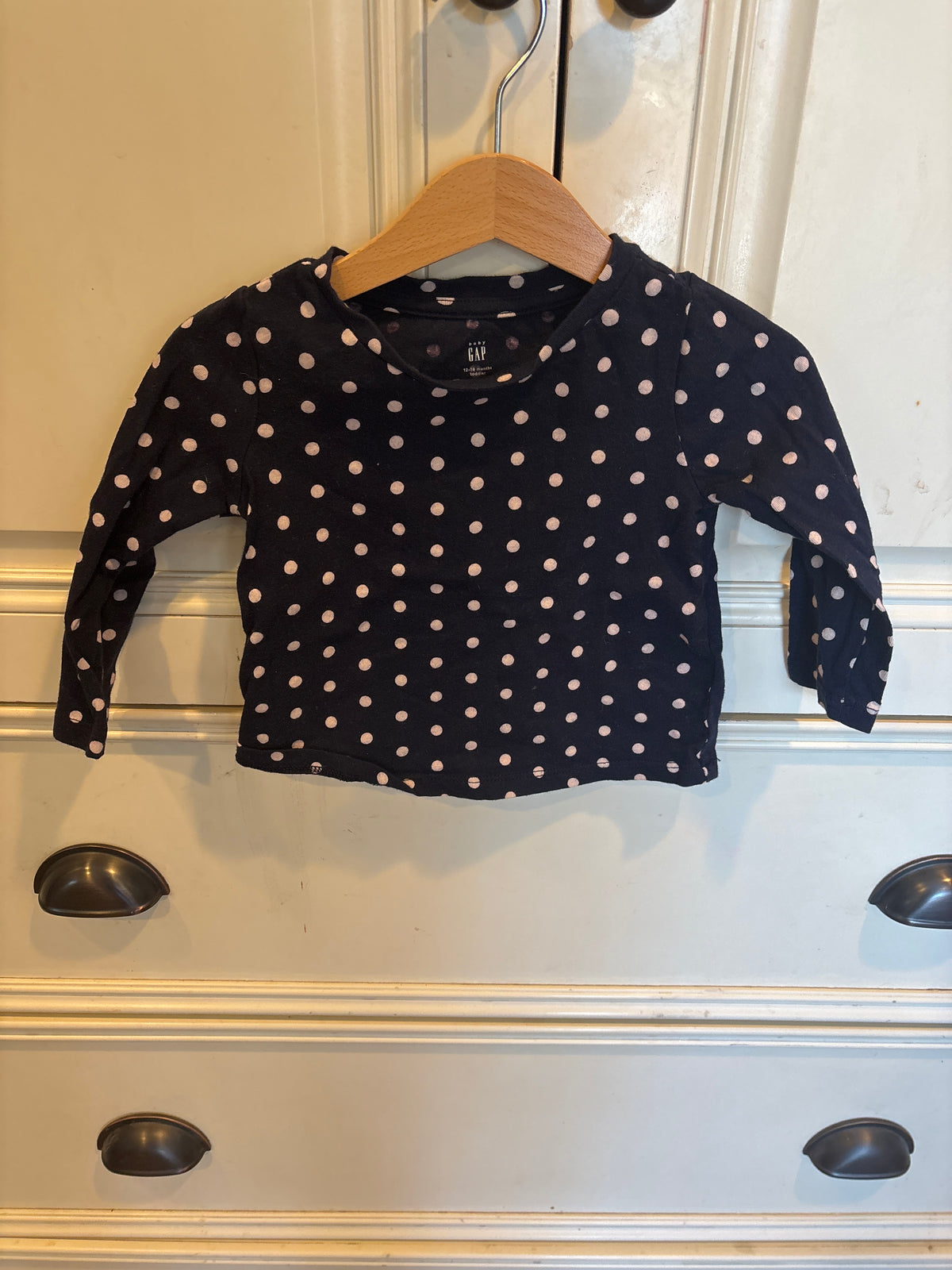 Old navy 12-18m Lon sleeve navy tshirt - size Month - 12-18 / 18M