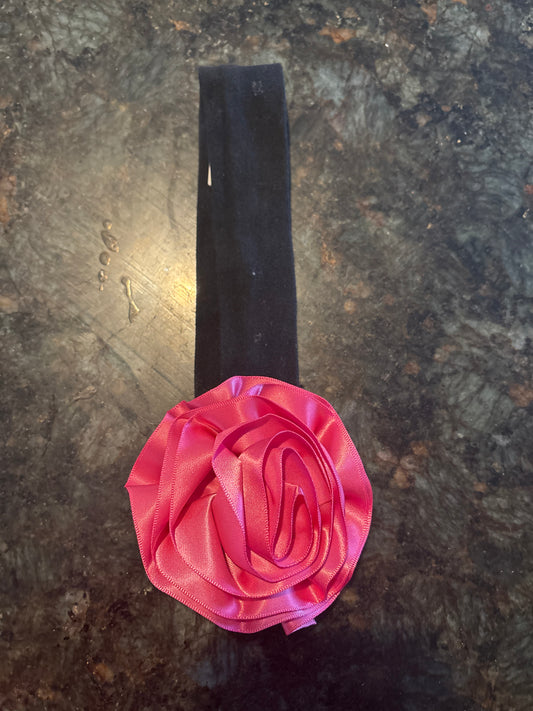 Pink and black Headband
