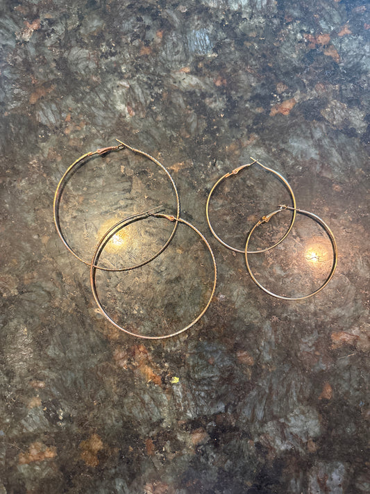 Gold Hoop Earrings