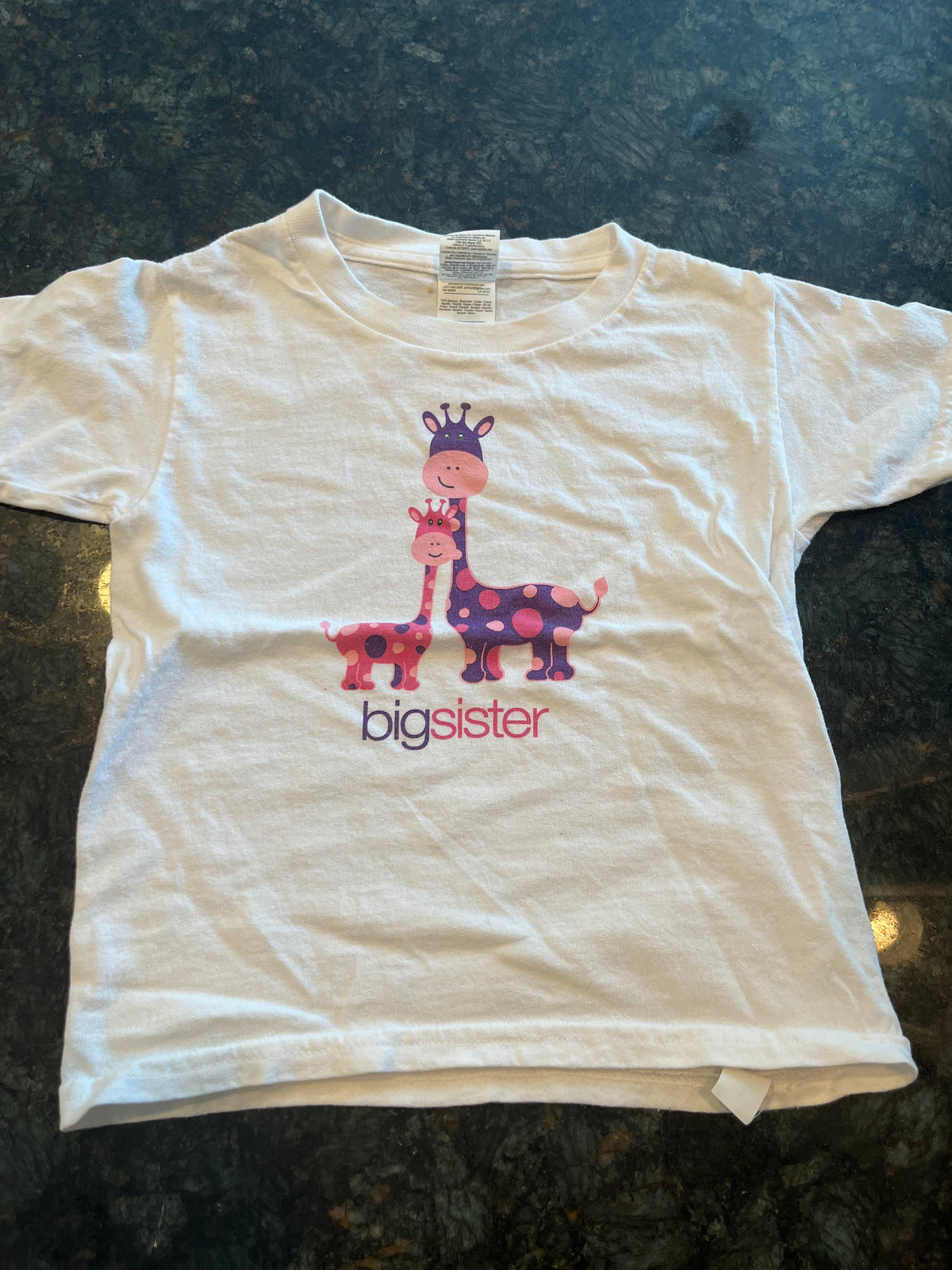 Big Sister T-Shirt - size Toddler - 4T