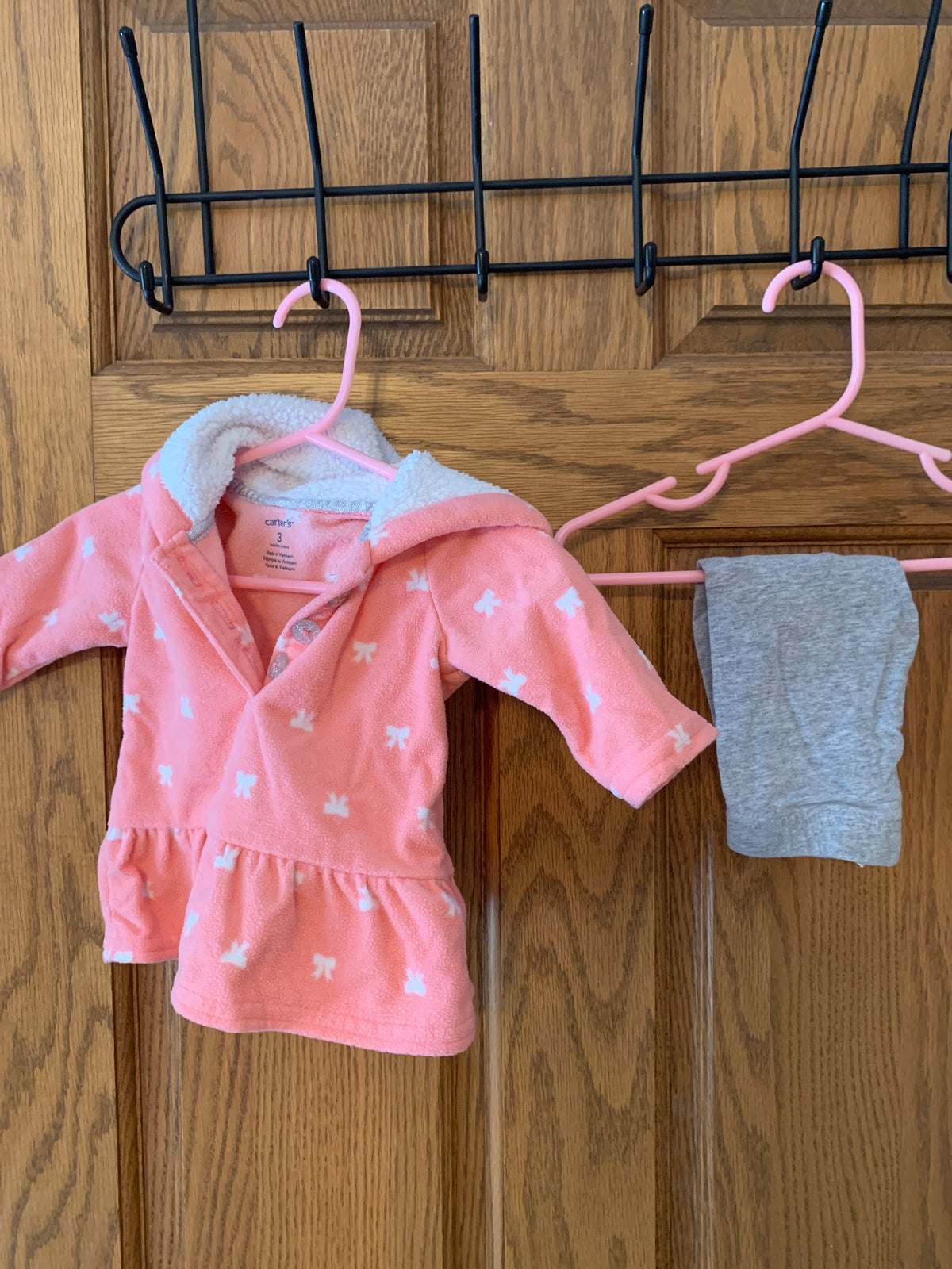 Carters Outfit Hooded top and pants - size Month - 0-3 / 3M