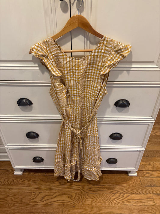 Motherhood large Yellow/white dress - size Women - L (12/14)