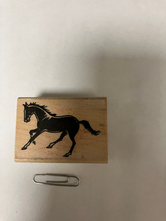 EC Horse rubber stamp
