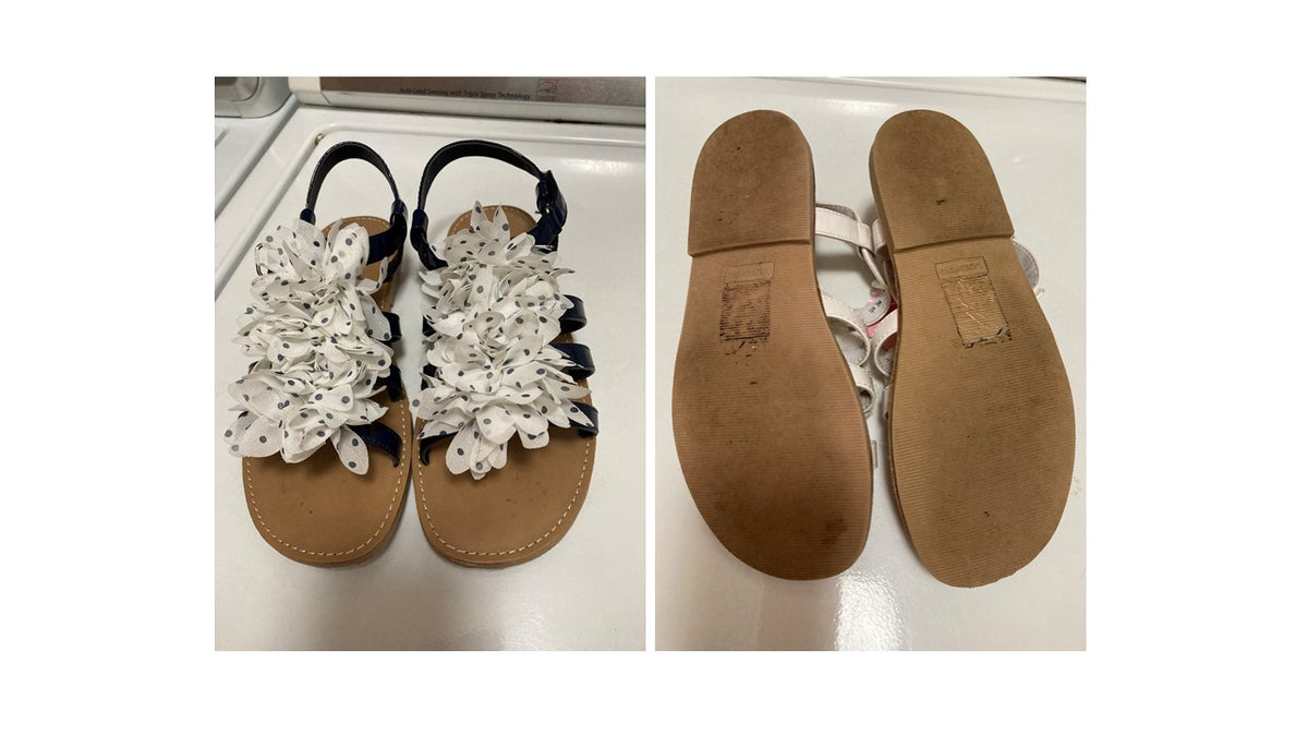 EC Blue/white sandals Land's End - size Shoes - Kids 4