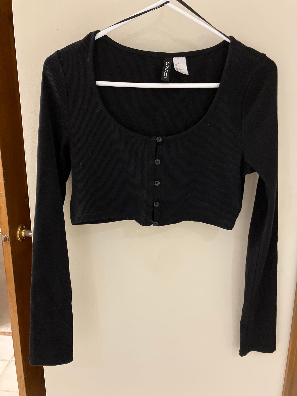 EC black knit crop top Divided - size Junior - S (3/5)