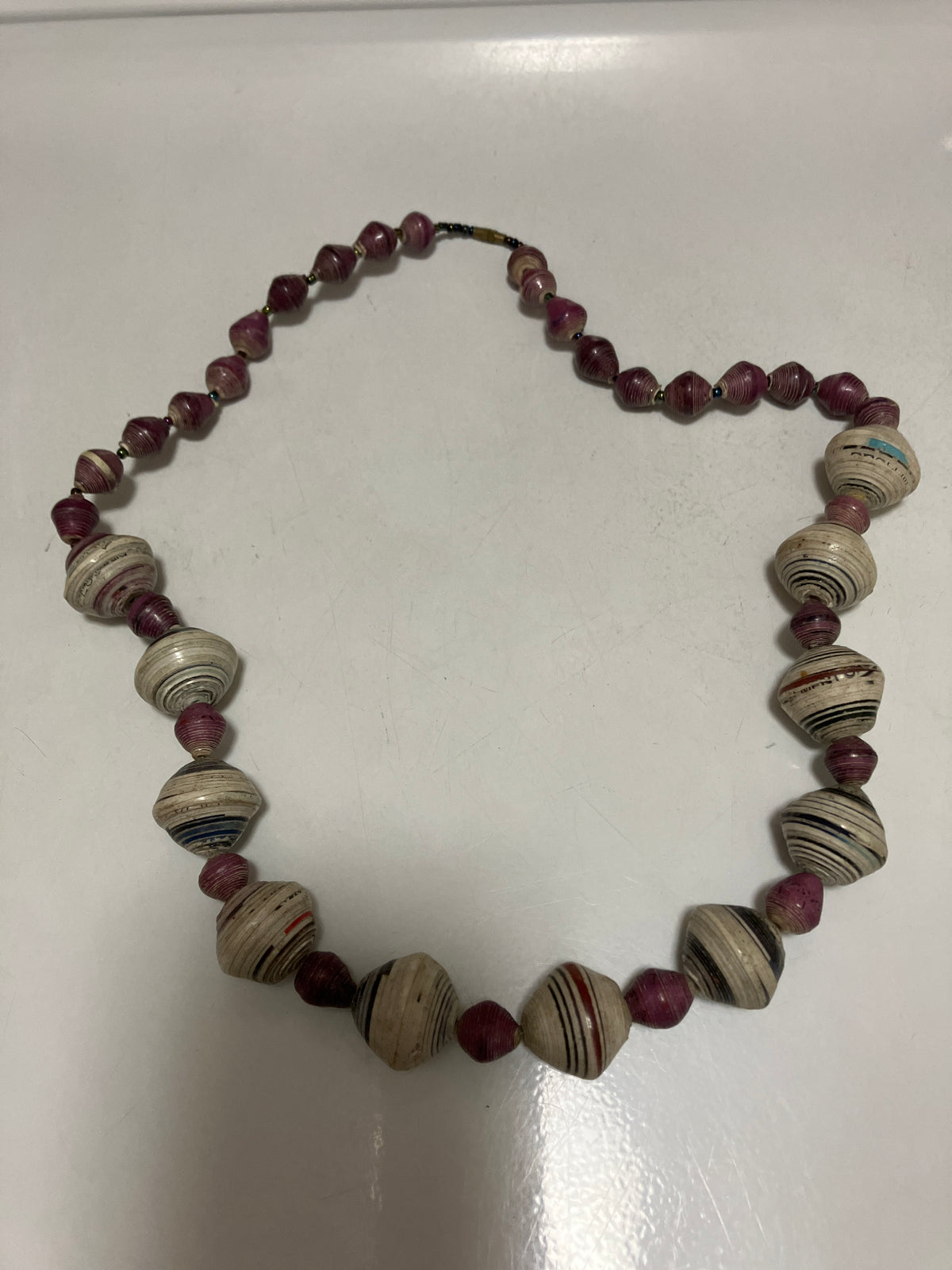 Purple necklace Costume jewelry