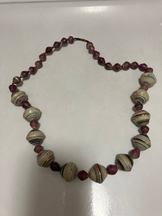 Purple necklace Costume jewelry