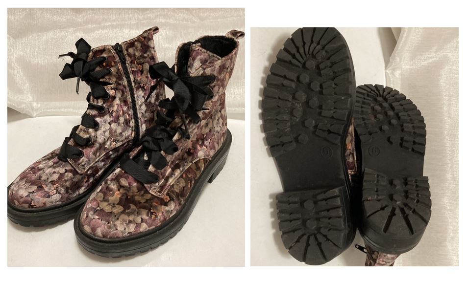 EC Maroon/brown boots Rock & Candy - size Shoes - Adult 6