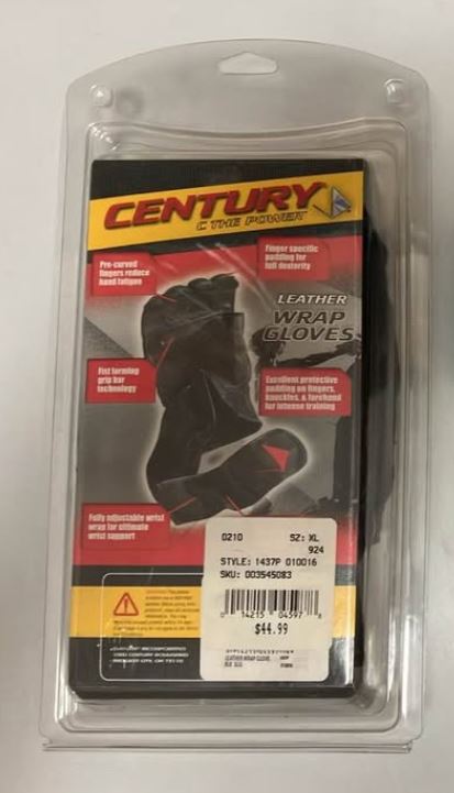 EC Leather wrap boxing gloves (Adult size XL)