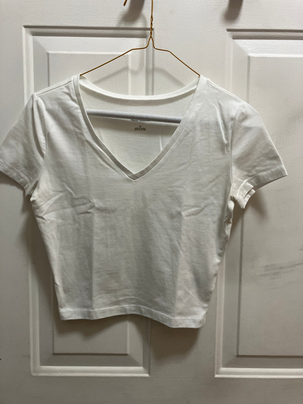 EC white crop tshirt Wild Fable - size Junior - S (3/5)