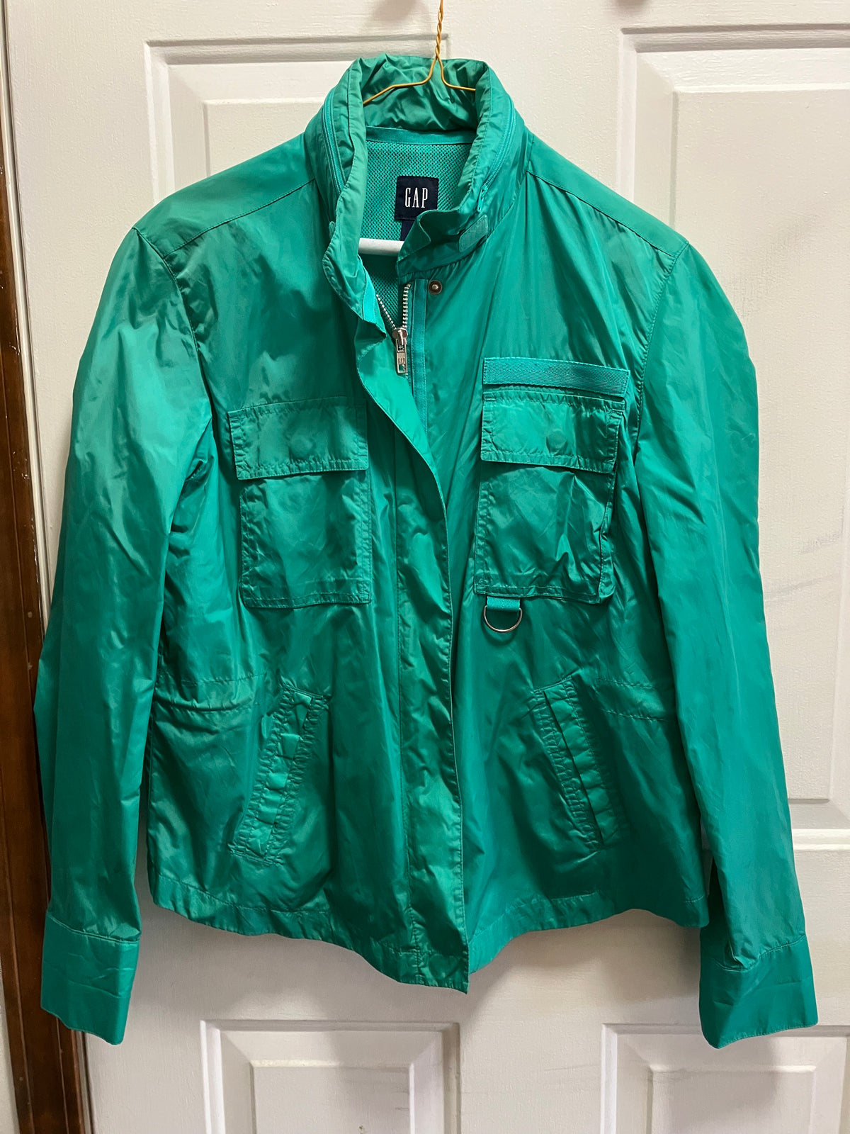 EC Green wind breaker adult M (GAP) - size Junior - M (7/9)