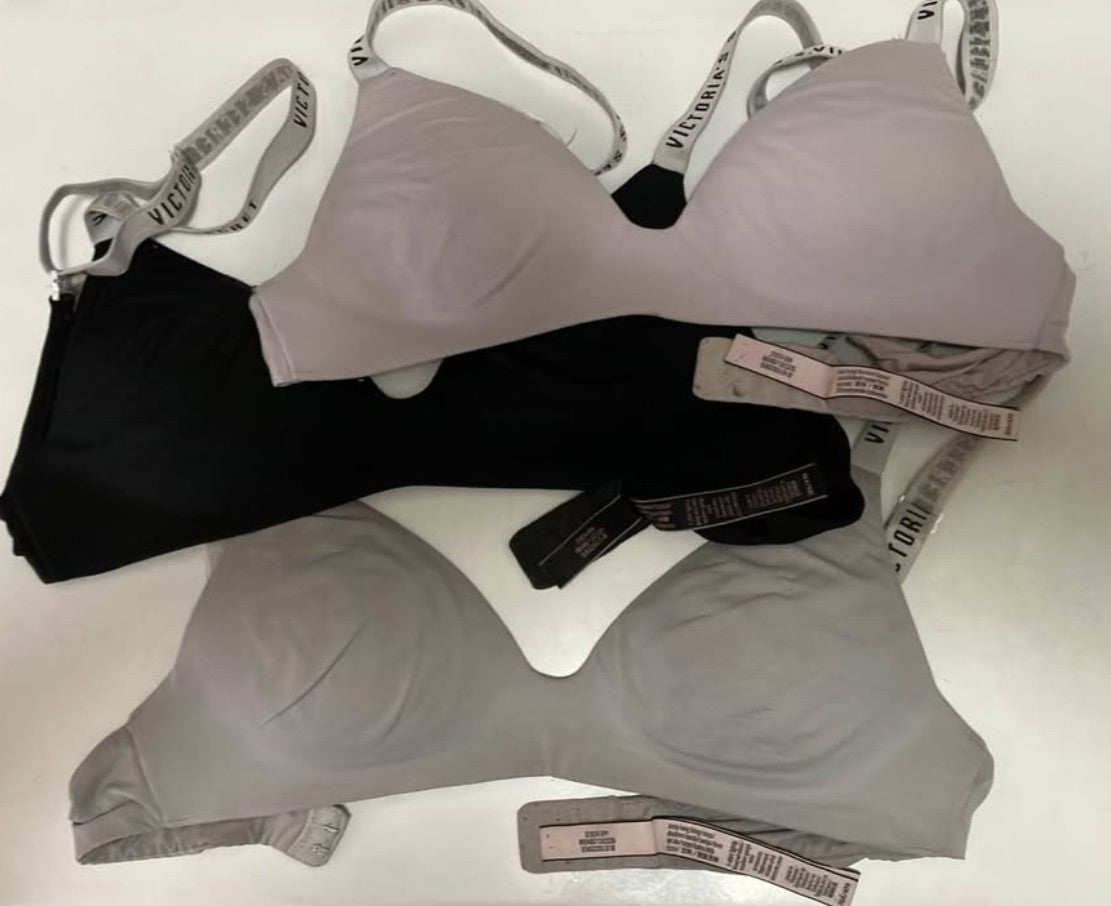GC Lot of 3 VS bras 32A black, lilac, silver
