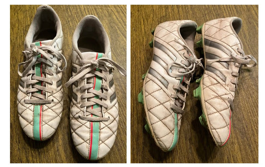 GC Soccer cleats leather 11Questra (Adidas) - size Shoes - Adult 7 1/2