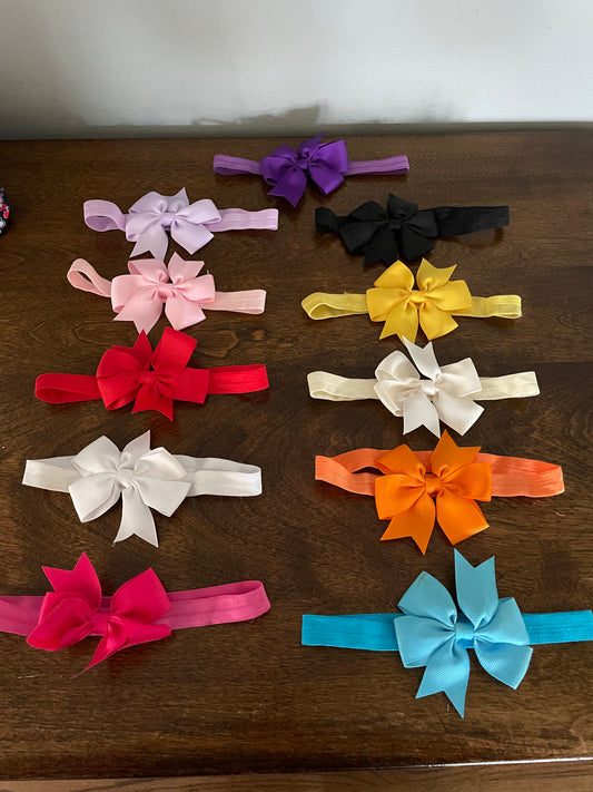 Lot Headbands (12) - size Month - 0-12
